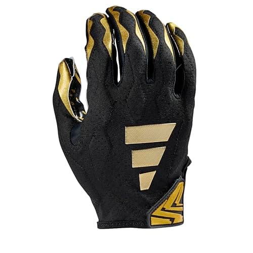 Adidas Freak 6.0 Padded Receiver Football Gloves — 07 - Black / Metallic Gold