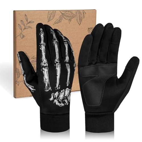 Winter Thermal Waterproof Touchscreen Gloves for Men and Women with Zippered Wrist — S120 Basic-(65% Warm&water-resistant)-white
