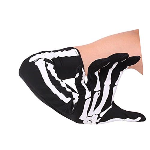 Artfen Halloween Skeleton Gloves for Cosplay & Parties