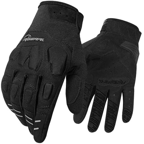RIGWARL Comfortable Mountain Bike Gloves with Touchscreen Fingers for Men and Women ATV/MTB Riding…