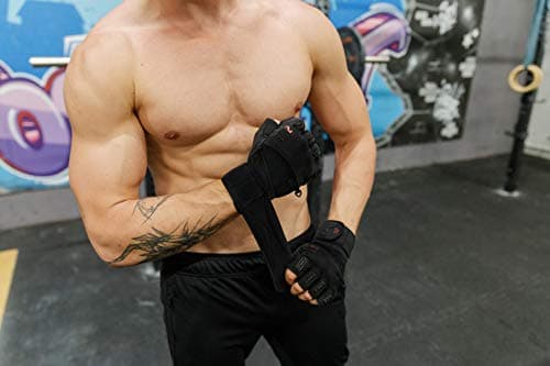 Skott Evo 2 Weightlifting Gloves with Wrist Support-Double Stitching for Durability