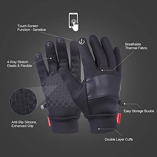 Lukang Winter Waterproof Thermal Gloves for All Activities