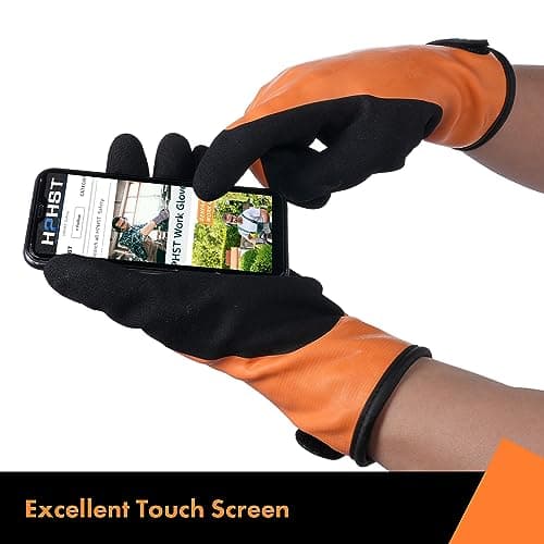 HPHST Men's & Women's Waterproof Cold Weather Touchscreen Gloves