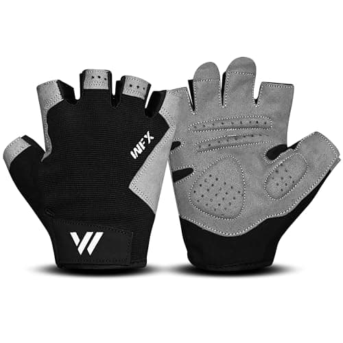 Anti-Slip Fitness Gloves for Weight Lifting - Shock Absorbing, Padded Grip, Breathable, Workout Support — Without Wristband