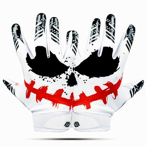 Jester Football Gloves - Tacky Grip for Adults & Youth