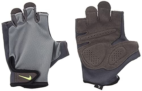 Nike Men's Fitness Gloves for Essential Workout Protection — Cool Grey/Anthracite/Volt
