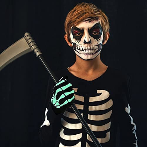 Lousye Halloween Skull Gloves - Touch Screen Warm Skeleton Gloves