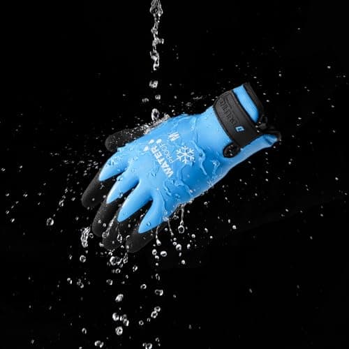 DULFINE Waterproof Winter Gloves for Men and Women | Foam Latex Thermal Insulated
