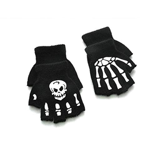 MinnowXY Toddler Skeleton Gloves Glow in the Dark