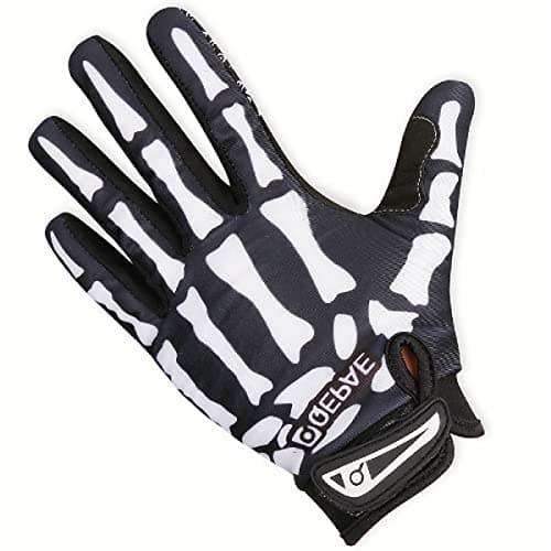 JEELAD Windproof Waterproof Cycling Gloves for Men and Women - Skeleton Racing Style