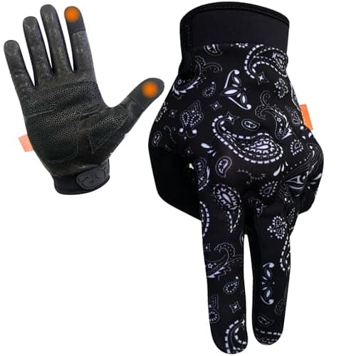 Saints of Speed Motorcycle Gloves – Knuckle Protection, Touchscreenatoiallowedpalmsstdirtbikeriding