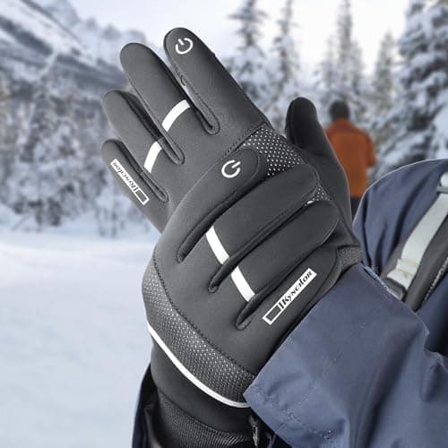 KynciLOR Thermal Winter Gloves with Touchscreen for Men and Women Anti-Slip Grip