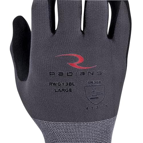 Radians Unisex RWG13B Nylon Shell Work Glove