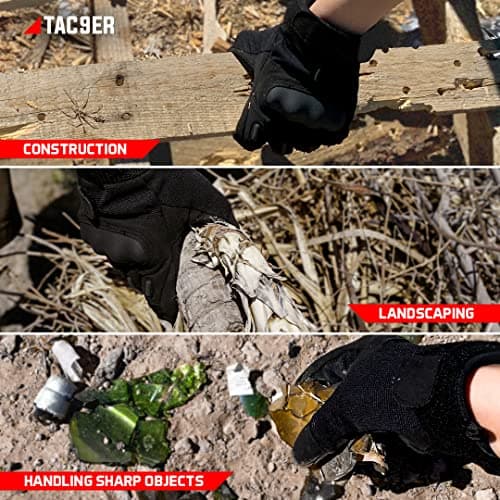 Kevlar Lined Tactical Gloves - Full Hand Cut and Heat Resistant Protection