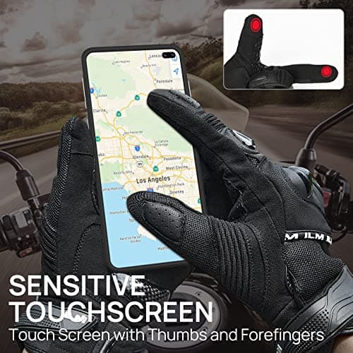 ILM Motorcycle Gloves Touchscreen Compatible for Men and Women Model-WD01