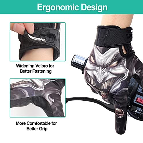 Winter Motorcycle Work Gloves for Men and Women with Touchscreen, Flexible Breathable Fit