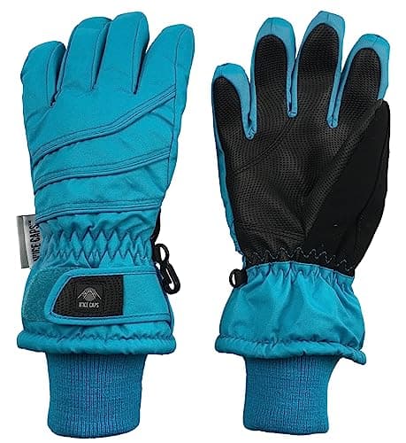 N'Ice Caps Kids' Waterproof Winter Warm Thinsulate Gloves — Turquoise