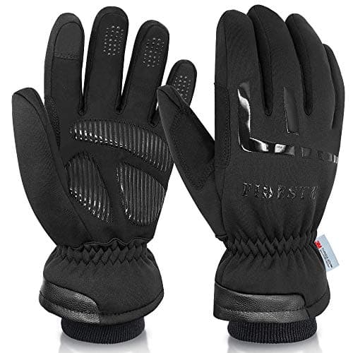 FIDESTE 3M Thinsulate Touchscreen Winter Gloves - Waterproof & Windproof for Men & Women
