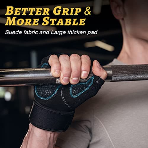 Weight Lifting & Gym Gloves with Wrist Support for Men & Women