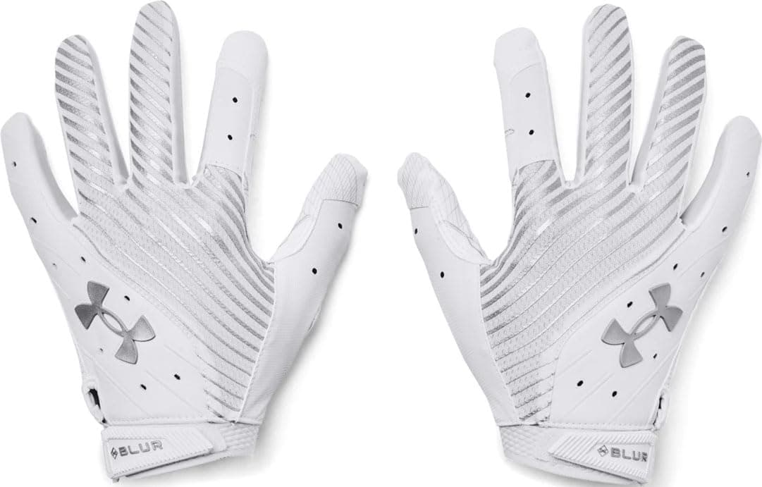 Under Armour Blur Mens Football Gloves Gray