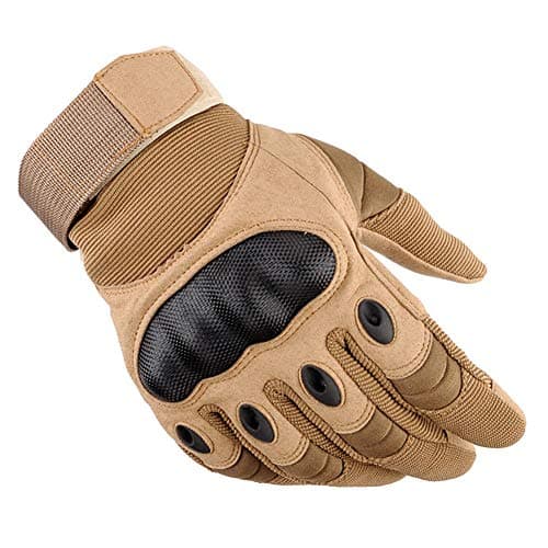 Carbon Fiber Racing Gloves for Motorcycles and ATVs with Touchscreen Compatibility