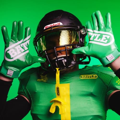 Battle Sports Ultra Stick Football Gloves - For Adults and Youth