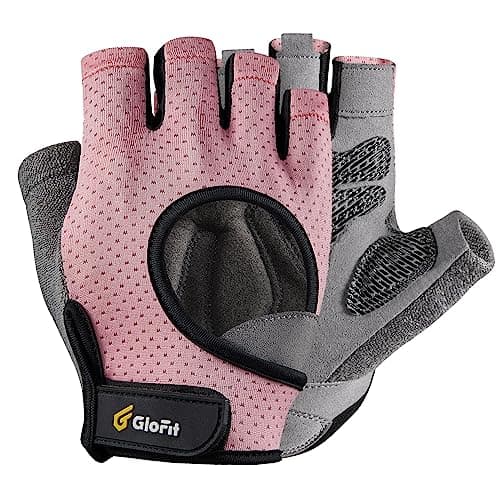 Anti-Slip Workout Gloves for Men and Women - Weight Lifting, Cycling, and Fitness Training — Pink