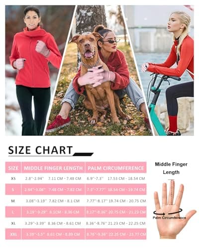 RIGWARL Cold Weather Water-Resistant Touch Screen Gloves for Men and Women