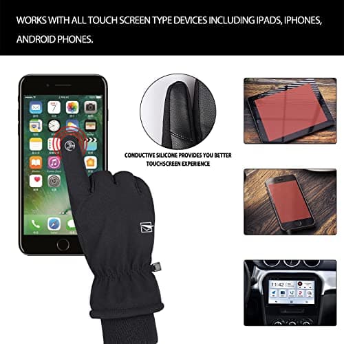 Cevapro Windproof Waterproof Winter Gloves -30°F, 3M Thinsulate Cold Weather Protection