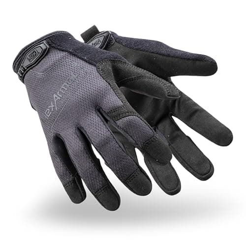 Impact Protection Work Gloves for Safety | Rig Lizard Series — 2132 | Stealth Black