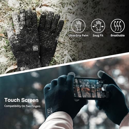 DRYMILE Alpine Waterproof Gloves - Warm Touchscreen Winter Gloves for Men & Women