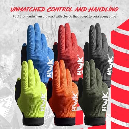 HWK Motorcycle Gloves for Men & Women | Motocross & Driving