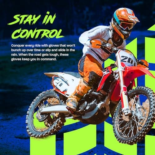 HWK Motorcycle Gloves for Men & Women | Motocross & Driving