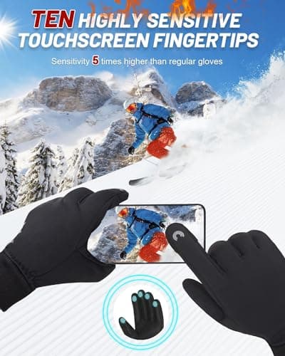 Waterproof Winter Gloves for Men and Women - RIGWARL