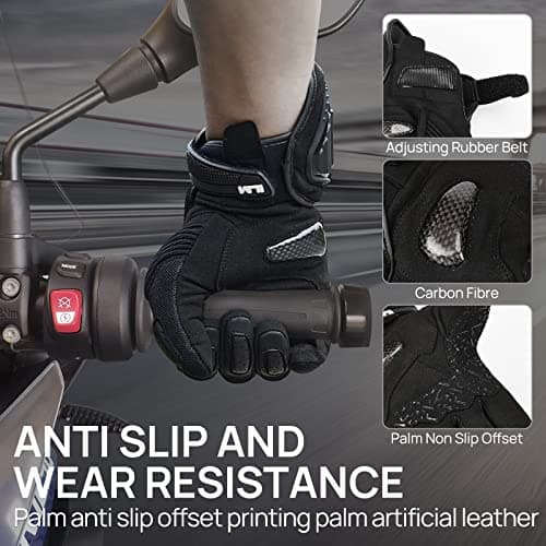 ILM Motorcycle Gloves Touchscreen Compatible for Men and Women Model-WD01