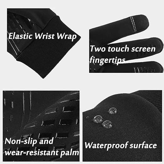 TOWGOU Warm Winter Waterproof Touch Screen Gloves