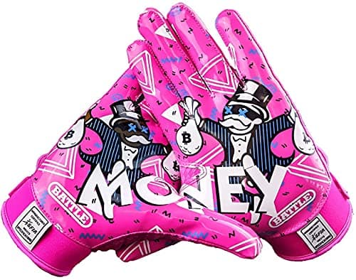 Battle Sports Ultra Stick Wide Receiver Football Gloves
