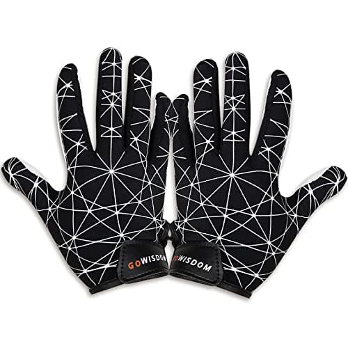 Youth Football Gloves with Silicone Grip for Enhanced Play