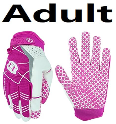Seibertron Pro 3.0 Elite Ultra-Stick Sports Glove Football Gloves — Pink