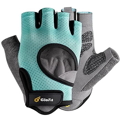 Anti-Slip Workout Gloves for Men and Women - Weight Lifting, Cycling, and Fitness Training — Blue