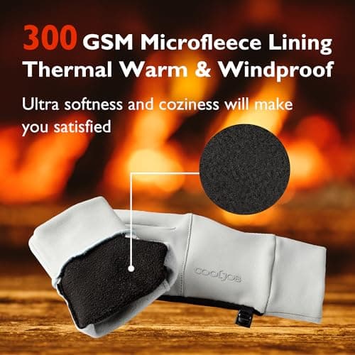 COOLJOB Touchscreen Winter Gloves for Men and Women