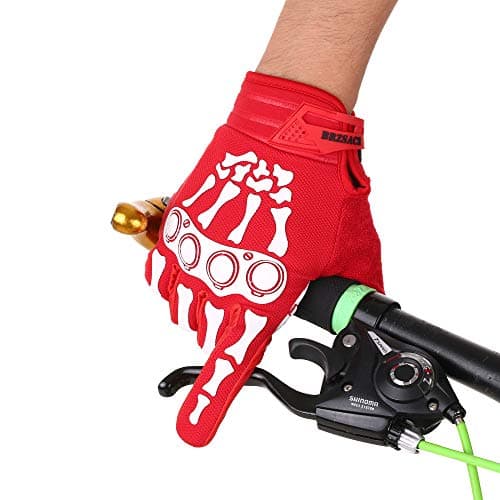 BRZSACR Full Finger Cycling Gloves for Men & Women Mountains Roads Resistance