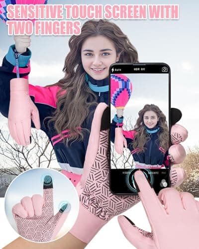 RIGWARL Cold Weather Water-Resistant Touch Screen Gloves for Men and Women