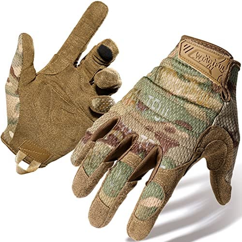 Tactical Men's Full Finger Gloves for Airsoft & Paintball — Update - Multicolor