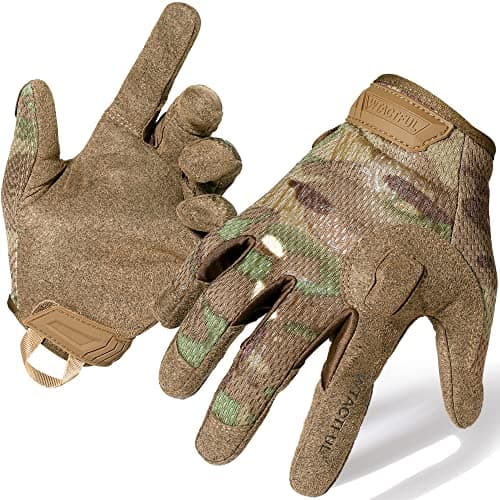 Tactical Men's Full Finger Gloves for Airsoft & Paintball