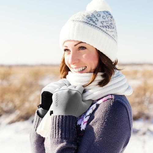 COOLJOB Touchscreen Winter Gloves for Men and Women