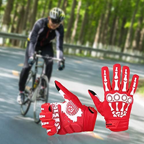 BRZSACR Full Finger Cycling Gloves for Men & Women Mountains Roads Resistance