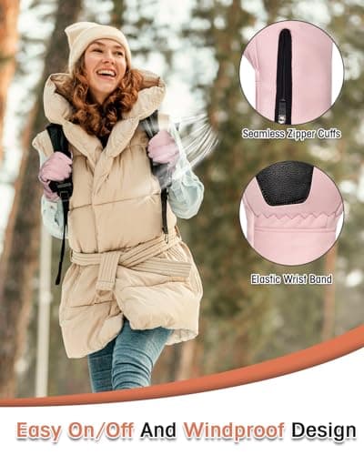 Winter Thermal Waterproof Touchscreen Gloves for Men and Women
