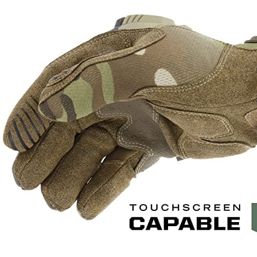 Mechanix Wear M-Pact Tactical Gloves - Men's Touchscreen Safety Work Gloves (Camouflage - Large)