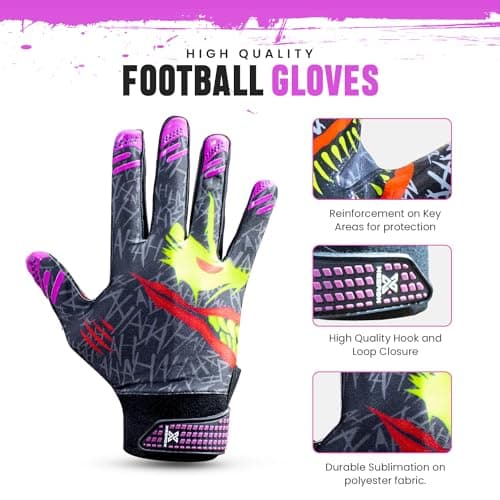 Youth & Adult Football Gloves